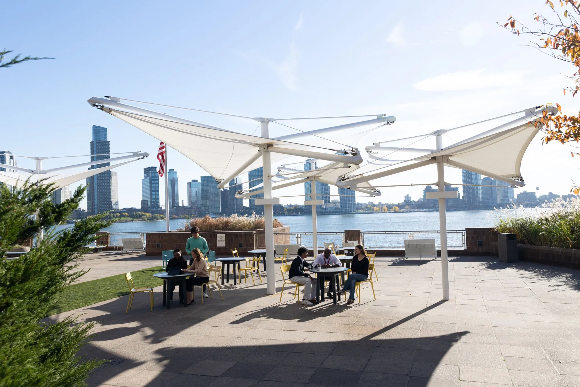 The BISNY campus at Waterside Plaza on the East River, Manhattan